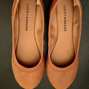 Lucky Brand Emmie leather ballet shoes
